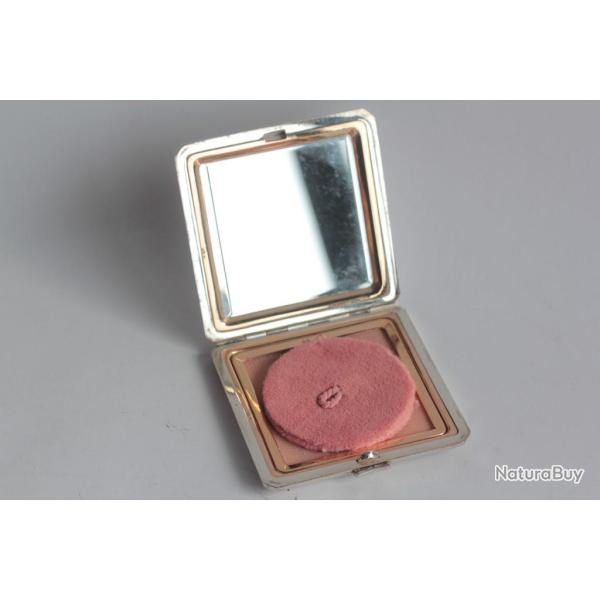 Poudrier argent vermeil Portugal