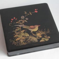 Boite laquée Oiseau Napoléon III
