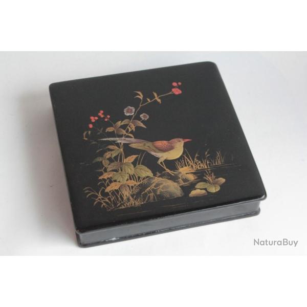 Boite laqu�e Oiseau Napol�on III