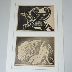 Gravures sur bois Maurice Savignon