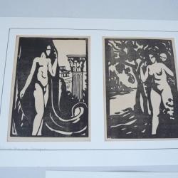 Gravures sur bois  Maurice Savignon