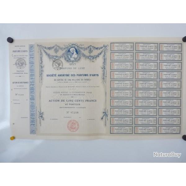 Action  Parfums Arys  1918