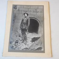 Ouvrier mineur travaux Barrage de la Josne 1921