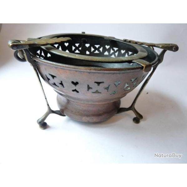 R�chaud Brasero bronze XVIIIe si�cle Art populaire Cuisine