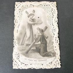 Image religieuse  Le temps des epreuves   1863 religion