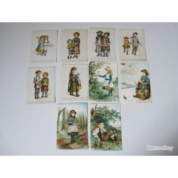 Chromos (10) Chocolat Cie d'Orient Lyon