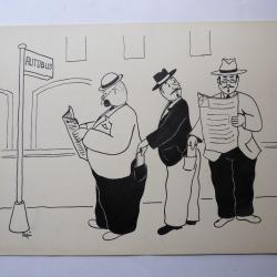 Dessins originaux &agrave; l'encre (3) par Pepi BD