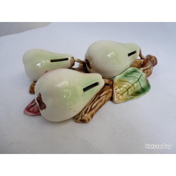 Tirelire � casser barbotine Orchies Poires