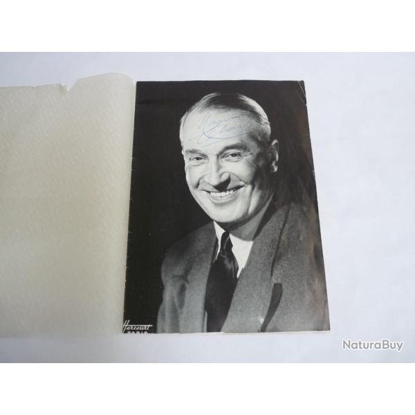 Programme Gala Maurice Chevalier sign� Chanson fran�aise