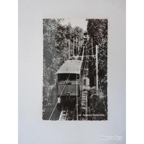 CP Suisse Vaud Funiculaire Territet Glion Carte postale