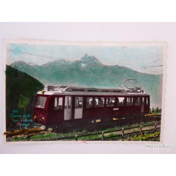CP Suisse Vaud Bex Villars Bretaye Train Carte Postale