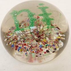 Boule presse-papier en sulfure objet de bureau