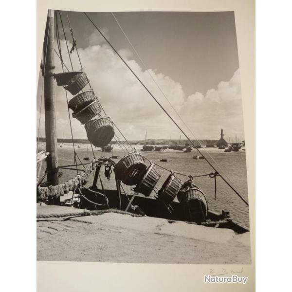 Grande Photographie Finist�re CAMARET Le Port BOREL