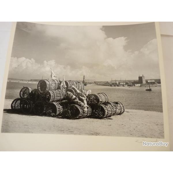 Grande Photographie Finist�re CAMARET Le Port BOREL