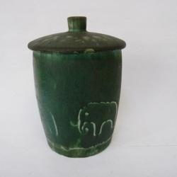 Pot couvert céramique 1950