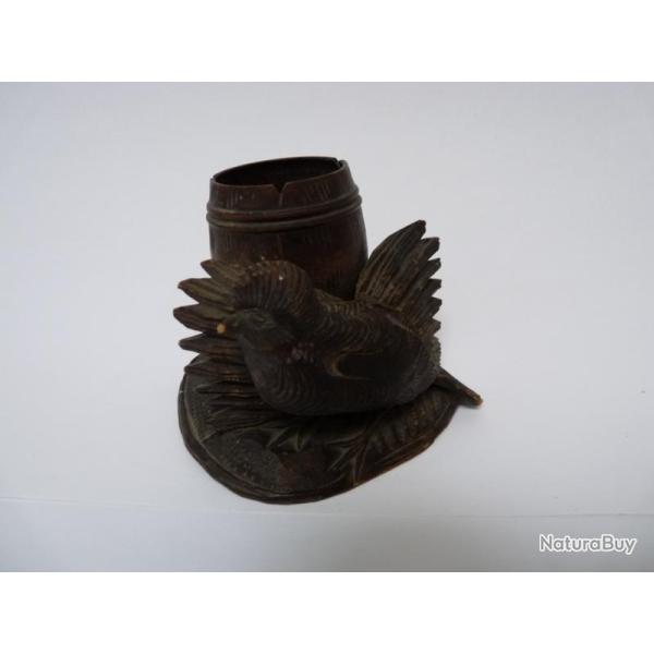 Pyrog�ne Bois Art Populaire Suisse BRIENZ Tabac Objets du fumeur