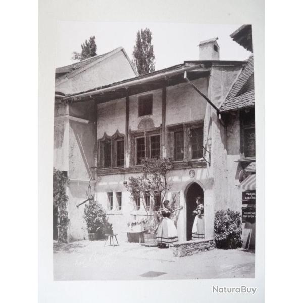 Photo Fred BOISSONNAS 1896 Village Femme IV Suisse