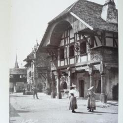 Photo Fred BOISSONNAS 1896 Devant les Commerces III Suisse