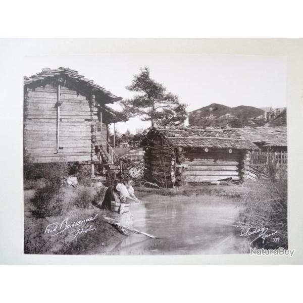Photo Fred BOISSONNAS 1896 Lavandi�re XIV Suisse