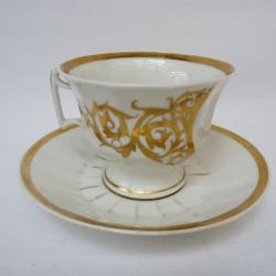 Tasse porcelaine style Vieux Paris