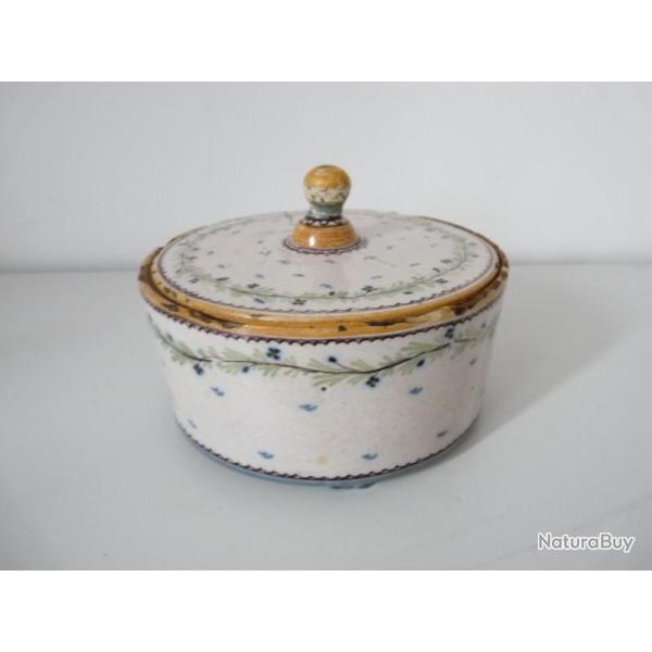 Ancienne boite en fa�ence Antiquit�