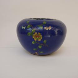 Vase émaux cloisonnés Chine antiquités