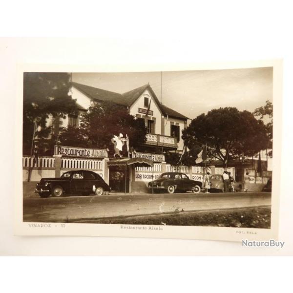 CP Espagne Restaurant Espana VINAROZ Restaurante Aixala Carte Postale