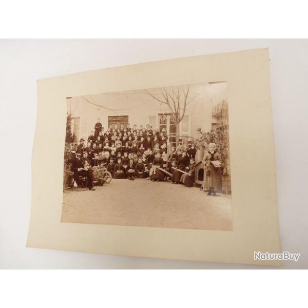 Photo ancienne d'�poque 1890 F. Perret Paris �cole