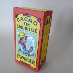 Boite chocolat FAVARGER 1910/30 collections publicit&eacute;s