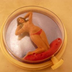 Miroir Pin-up danse du ventre souvenir d'Algérie