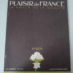 Revue Plaisir de France Mars 1938 N°42 Art Mode
