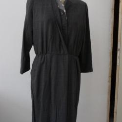 Robe AKRIS Grise Vêtement Mode Vintage