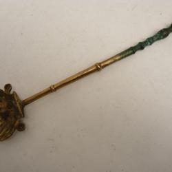 Ancienne pelle à braise en bronze Objets du fumeur