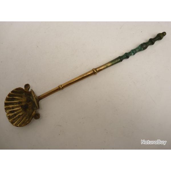 Ancienne pelle � braise en bronze Objets du fumeur
