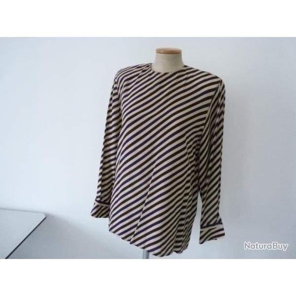 Louis FERAUD Blouse soie vintage T 40