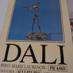 Affiche Salvador DALI Exposition Hôtel PULLMAN 1988