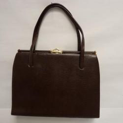 Ancien Sac à main Cuir accessoire de mode vintage