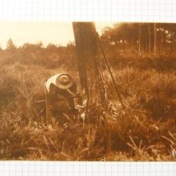 CPA RAMUNTCHO Au pays Landais Métier Bûcheron Carte Postale
