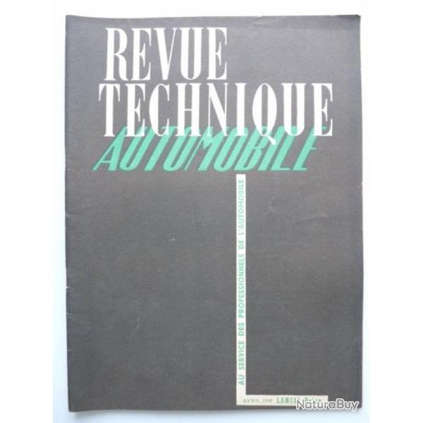RTA Revue Technique Automobile N36 1949 Auto Lancia Belna