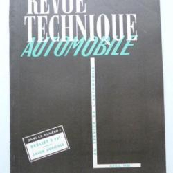 RTA Revue Technique Automobile N°72 1952 Auto BERLIET 5 cyl.