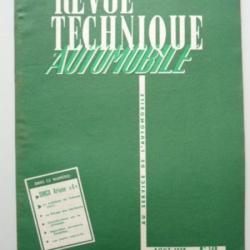 RTA Revue Technique Automobile N°148 1958 Auto SIMCA Ariane 4