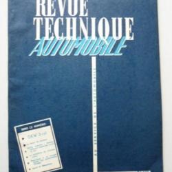 RTA Revue Technique Automobile N°145 1958 Auto DKW 3 cyl.