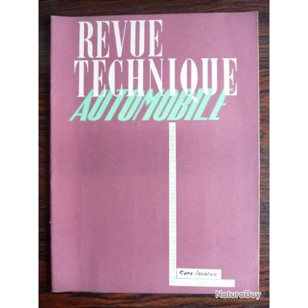 RTA Revue Technique Automobile N26 1948 Cars Isobloc