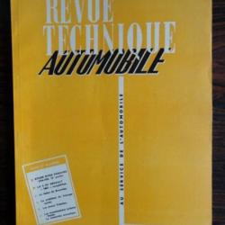 RTA Revue Technique Automobile N°107 1955 Auto Dyna Panhard 4CV Renault