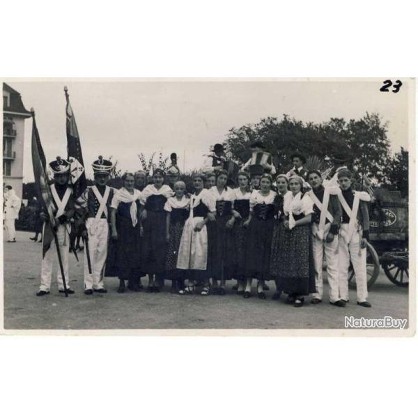 CP Photo Souvenir F�te des vendanges 1930 costumes