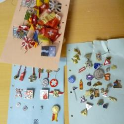 Lot insignes, Pins et badges Suisse et autres