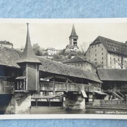 CP Suisse Luzern Spreuerbrücke Kappellbrücker Pont de Lucerne