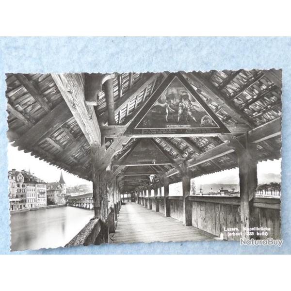 CP Suisse Luzern Kappellbr�cker Pont de Lucerne Carte Postale