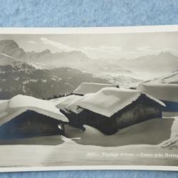 CP Suisse Vaud Ensex près Bretaye Paysage d'hiver Carte Postale