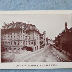 CPA Suisse Berne Café Restaurant Zytglogge Bern Carte Postale